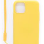 Чехол на заднюю панель Evelatus Apple iPhone 11 Pro Soft Touch Silicone Case with Strap Yellow