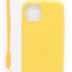 Чехол на заднюю панель Evelatus Apple iPhone 11 Pro Soft Touch Silicone Case with Strap Yellow