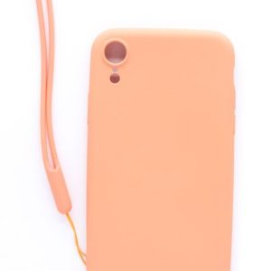 Чехол на заднюю панель Evelatus Apple iPhone XR Soft Touch Silicone Case with Strap Pink