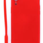 Чехол на заднюю панель Evelatus Apple iPhone XR Soft Touch Silicone Case with Strap Red