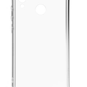 Чехол на заднюю панель Evelatus Huawei P Smart 2019 Silicone Transparent with Necklace TPU Strap Silver