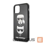 Чехол на заднюю панель Karl Lagerfeld Apple iPhone 11 Pro Karl Lagerfeld and Choupette Cover Black