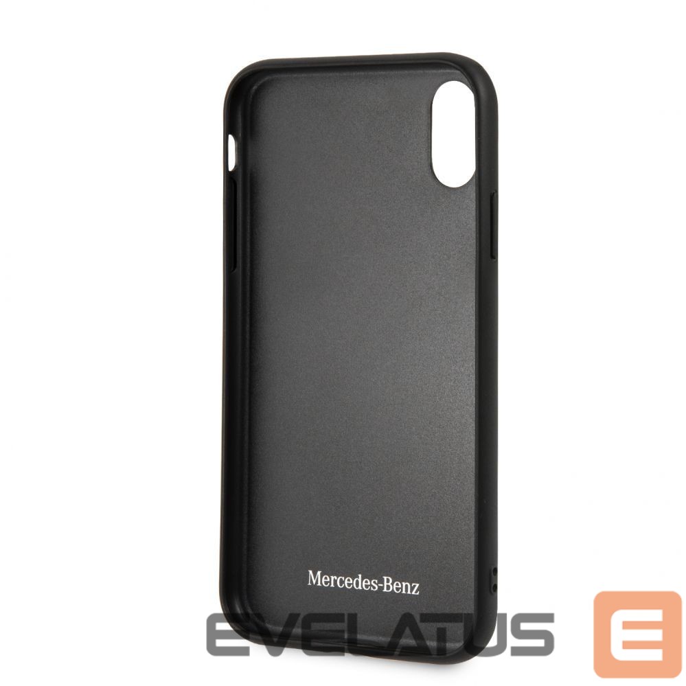 Чехол на заднюю панель Mercedes-Benz Apple iPhone XR Twister Genuine Leather Hard Case Grey