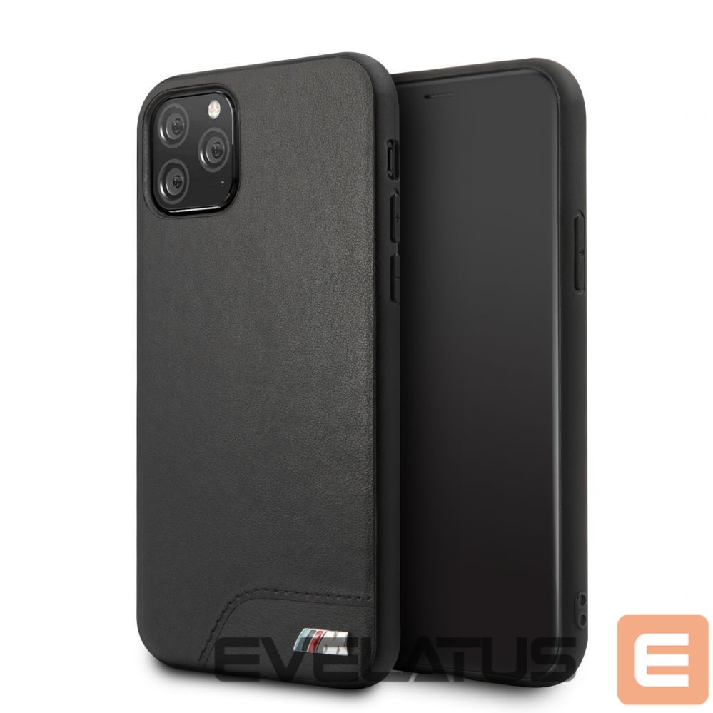 Чехол на заднюю панель BMW Apple iPhone 11 Pro Hardcase Smooth PU Leather Black