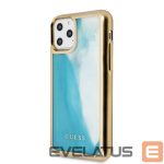Чехол на заднюю панель Guess Apple iPhone 11 Pro PC/TPU Glow In Dark Sand Gold Blue