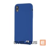 Чехол на заднюю панель BMW Apple iPhone XR Hardcase Silicone Navy