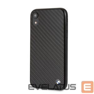 Чехол на заднюю панель BMW Apple iPhone XR Signature Hard Case Real Carbon Black