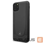 Чехол на заднюю панель Mercedes-Benz Apple iPhone 11 Pro Max Leather Hardcase Perforation Black