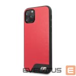 Чехол на заднюю панель BMW Apple iPhone 11 Pro Hardcase Smooth PU Leather Red