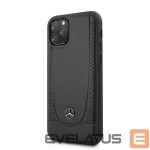 Чехол на заднюю панель Mercedes-Benz Apple iPhone 11 Pro Leather Hardcase Perforation Black