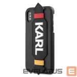 Чехол на заднюю панель Karl Lagerfeld Apple iPhone X/XS PU Case With Strap Black