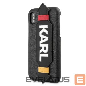 Чехол на заднюю панель Karl Lagerfeld Apple iPhone X/XS PU Case With Strap Black
