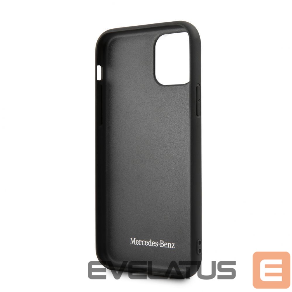 Чехол на заднюю панель Mercedes-Benz Apple iPhone 11 Pro Quilted Genyine Leather Blue