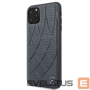 Чехол на заднюю панель Mercedes-Benz Apple iPhone 11 Pro Max Quilted Genuine Leather Blue