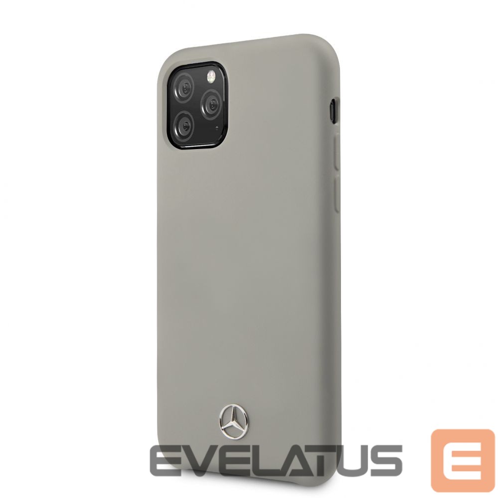 Чехол на заднюю панель Mercedes-Benz Apple iPhone 11 Pro Liquid Silicone Case Grey
