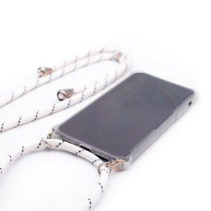 Чехол на заднюю панель Evelatus Samsung A50 Case with rope White Stripes Transparent