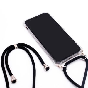 Чехол на заднюю панель Evelatus Samsung A70 Case with rope Black Transparent