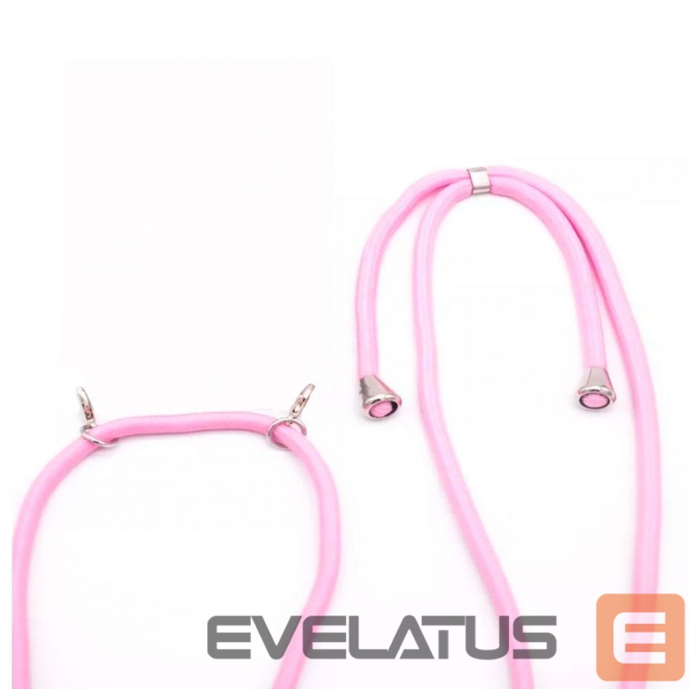 Чехол на заднюю панель Evelatus Samsung A70 Case with rope Pink Transparent
