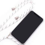 Чехол на заднюю панель Evelatus Samsung A70 Case with rope White Stripes Transparent