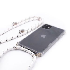 Чехол на заднюю панель Evelatus Apple iPhone 11 Silicone Transparent with Necklace TPU Strap Transparent