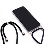 Чехол на заднюю панель Evelatus Apple iPhone XR Case with rope Black Transparent