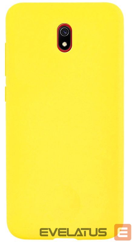 Чехол на заднюю панель Evelatus Xiaomi Redmi 8a Nano Silicone Case Soft Touch TPU Yellow