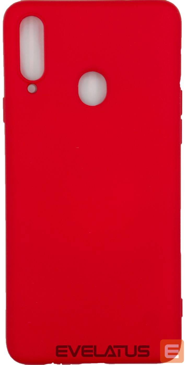 Чехол на заднюю панель Evelatus Samsung Galaxy A20s Nano Silicone Case Soft Touch TPU Red
