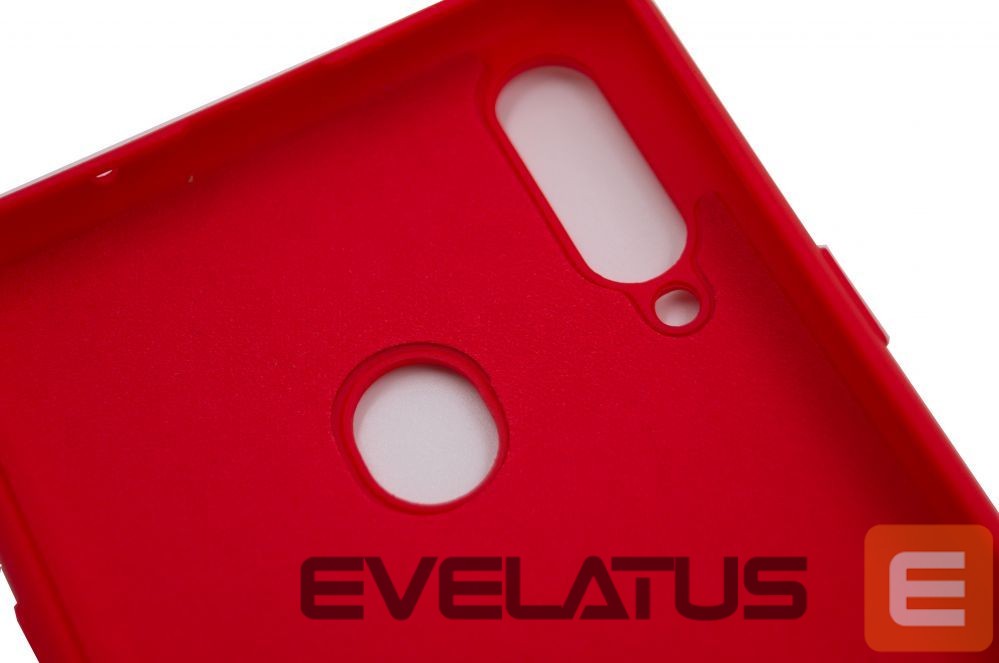 Чехол на заднюю панель Evelatus Samsung Galaxy A20s Nano Silicone Case Soft Touch TPU Red