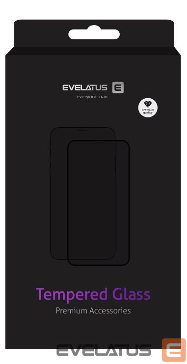 Защитное стекло Evelatus Xiaomi Mi 9T Pro 2.5D Black Frame (Full Glue)
