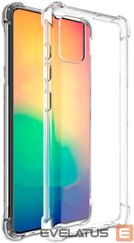 Чехол на заднюю панель Evelatus Samsung Galaxy S20 Plus Military Shockproof Silicone Case TPU Transparent