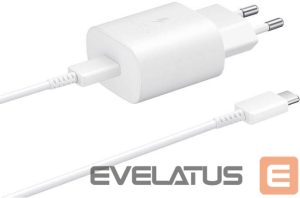 Адаптер Samsung  Samsung Travel Quick charger Type-C to Type-C 25W, 1M EP-TA800XWEGWW White