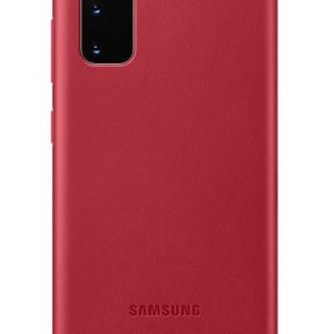 Чехол на заднюю панель Samsung - Galaxy S20 Leather Cover case Red