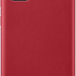 Чехол на заднюю панель Samsung  Galaxy S20 Plus Leather Cover Red