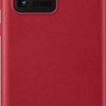 Чехол на заднюю панель Samsung  Galaxy S20 Ultra Leather Cover Red