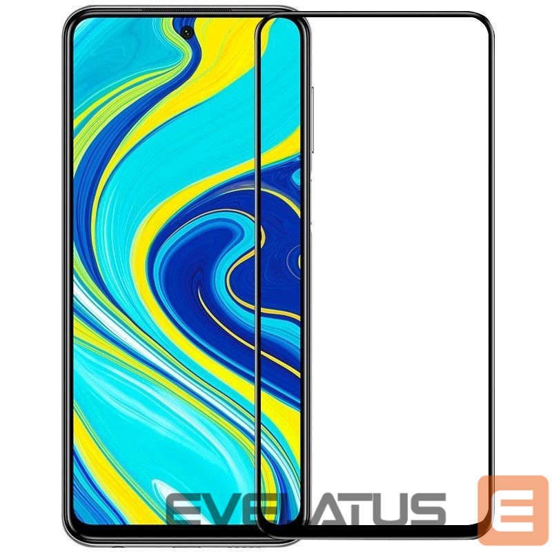 Защитное стекло Evelatus Xiaomi Note 9 2.5D Full Cover Japan Glue Glass Anti-Static