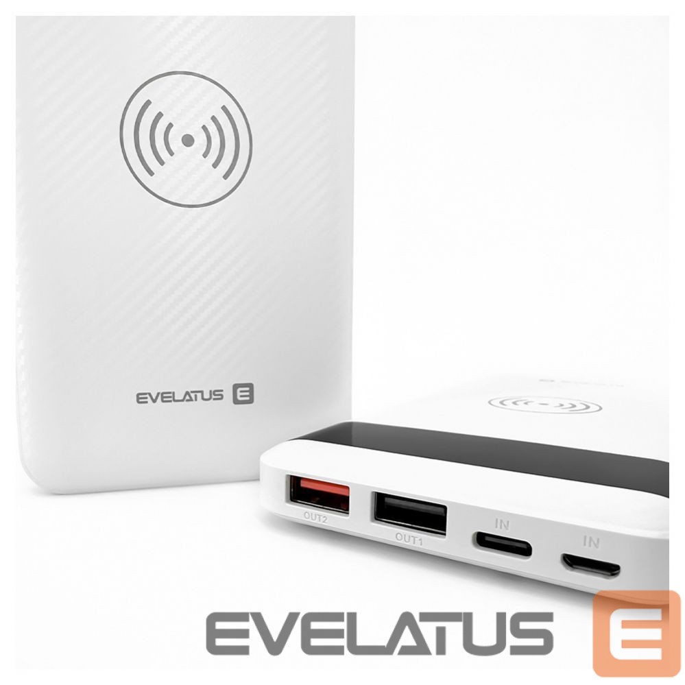 Внешний аккумулятор Evelatus Evelatus Power Bank Wireless EPB05 10000 mAh White