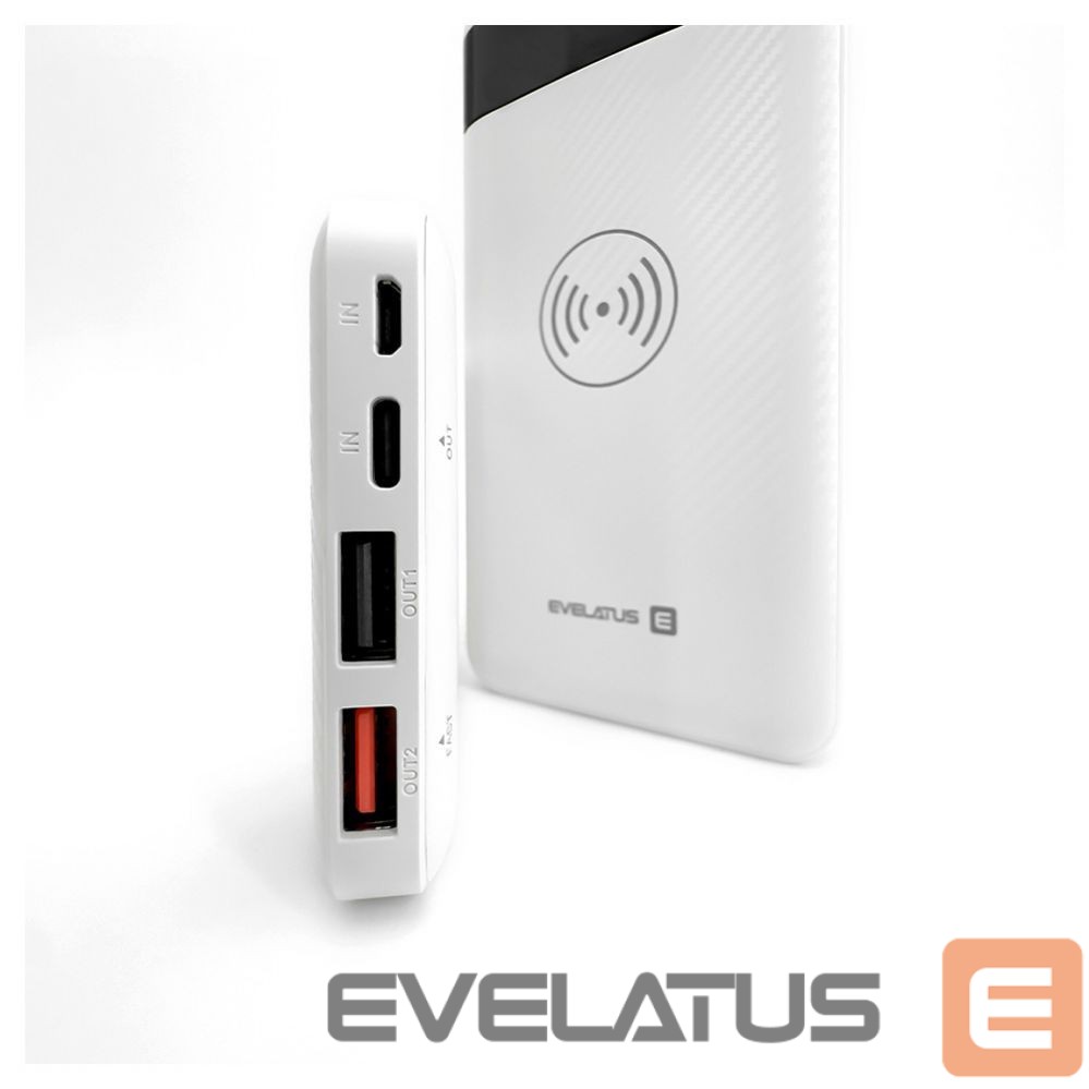 Внешний аккумулятор Evelatus Evelatus Power Bank Wireless EPB05 10000 mAh White
