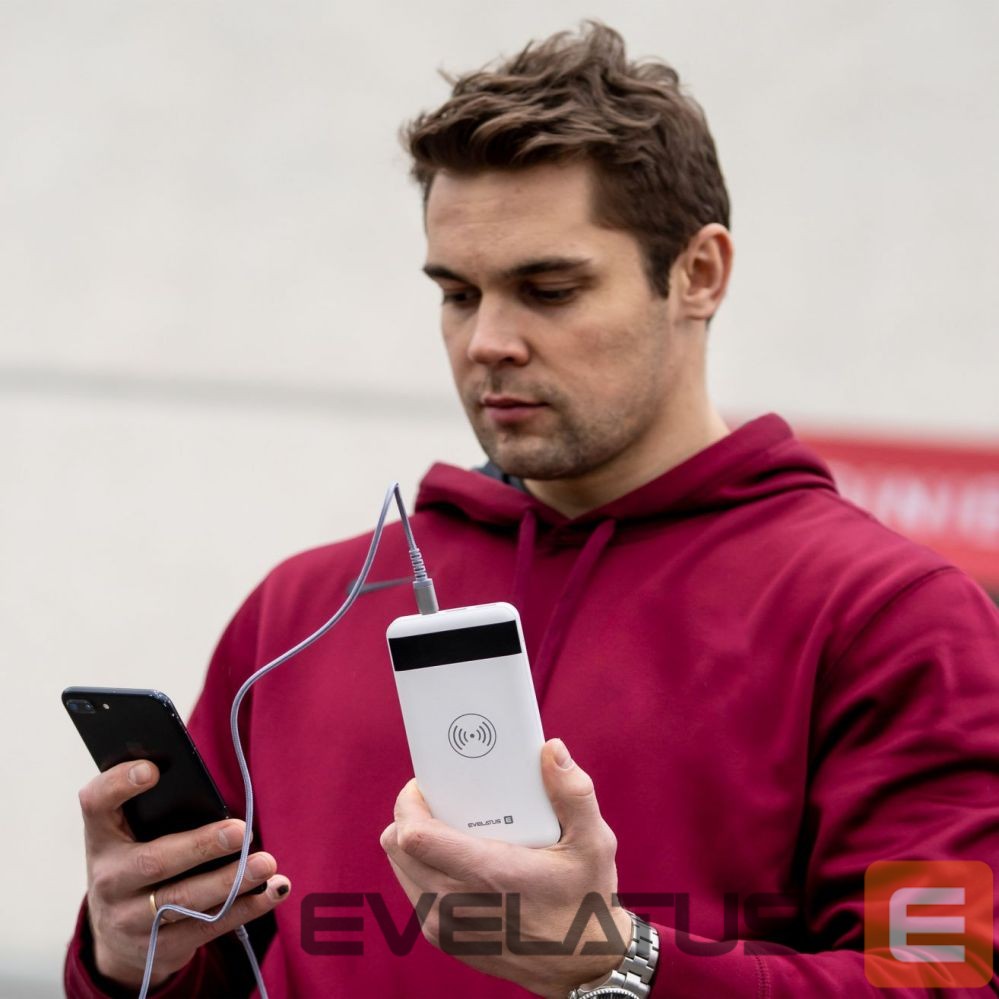 Внешний аккумулятор Evelatus Evelatus Power Bank Wireless EPB05 10000 mAh White