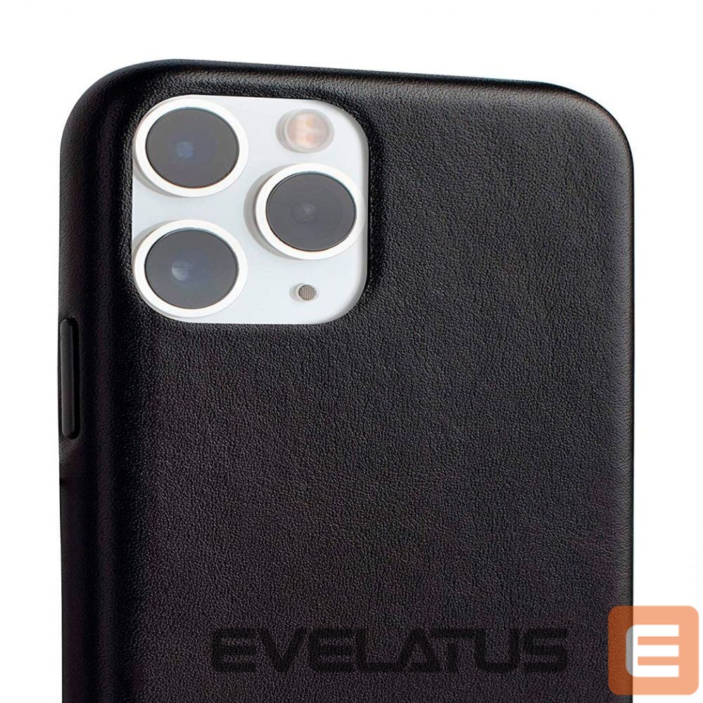Чехол на заднюю панель Evelatus Apple iPhone 11 Pro Max Leather Case Black