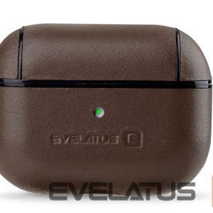 Чехол для наушников Evelatus Apple AirPods Pro Leather Protective Case Brown