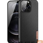 Чехол на заднюю панель Dux Ducis Apple Phone 13 Pro Fino case covered with nylon material Black