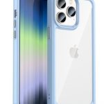 Чехол на заднюю панель iLike Apple iPhone 14 Pro Max hard case with a gel frame Translucent Blue
