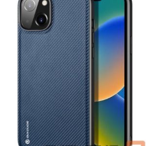 Чехол на заднюю панель Dux Ducis Apple iPhone 14 Fino case cover nylon-covered Blue