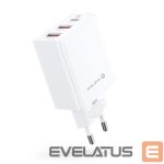 Адаптер Evelatus  Evelatus Travel Charger EU Wall 3 Ports 32W USB-C / USB-A2 ETC06 White