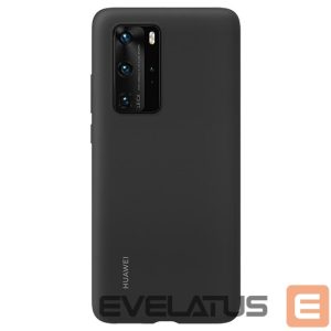 Чехол на заднюю панель Huawei  P40 Pro Silicone case Black