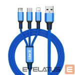 Кабель iLike  Charging Cable 3 in 1 CCI02 Blue