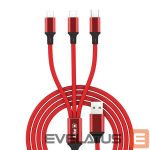 Кабель iLike  Charging Cable 3 in 1 CCI02 Red
