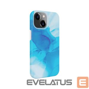 Чехол на заднюю панель Evelatus Apple iPhone 14 Premium Silicone case Customized Print Blue