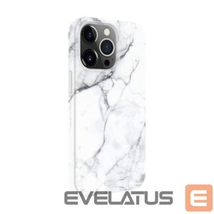 Чехол на заднюю панель Evelatus Apple iPhone 14 Pro Premium Silicone case Customized Print Marble White