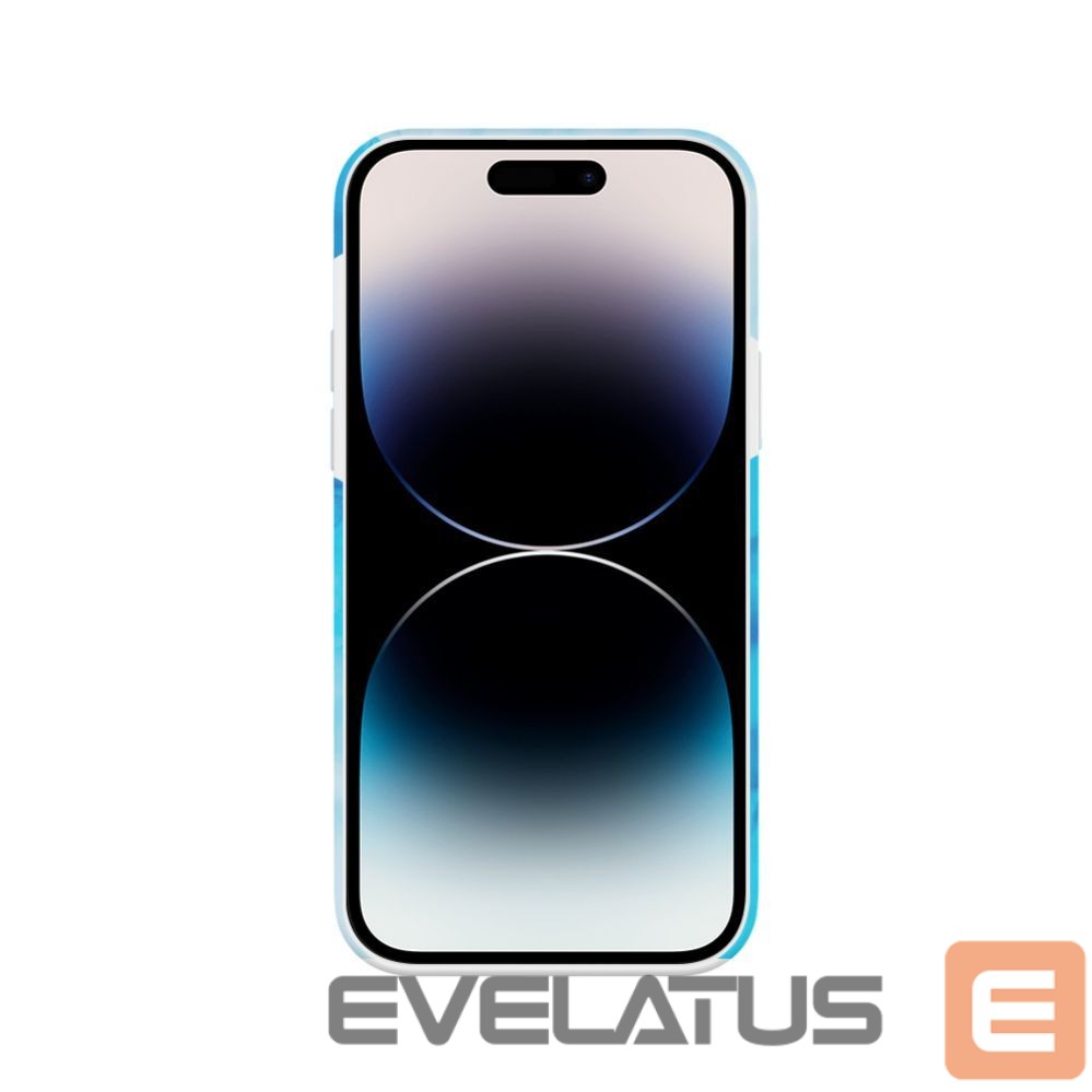 Чехол на заднюю панель Evelatus Apple iPhone 14 Pro Max Silicone case Customized Print Blue
